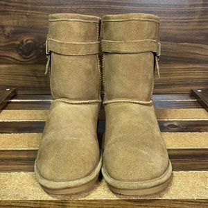 Bearpaw Val Suede Buckle Boot 